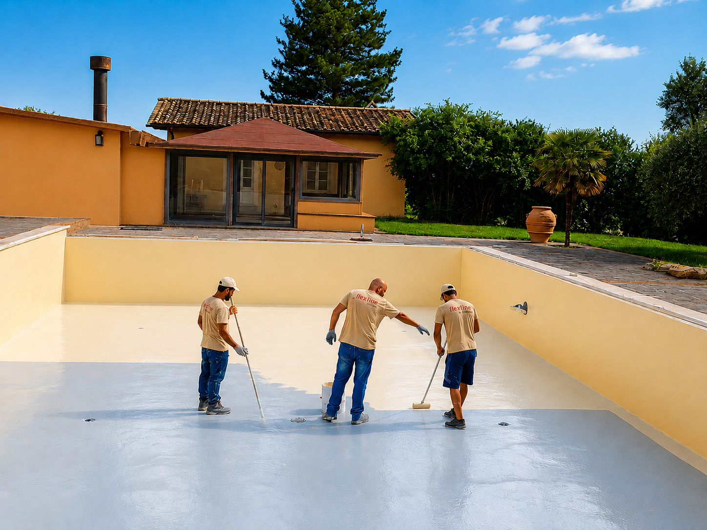 Lavorazione Piscina Flexline